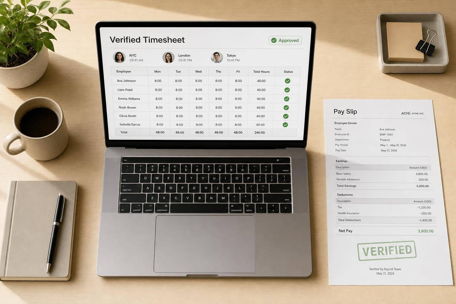 Verified Timesheets: How to Simplify Payroll for Remote Teams